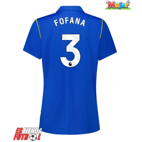 Chelsea Wesley Fofana #3 Primera Equipación Mujer 2026-27 Manga Corta